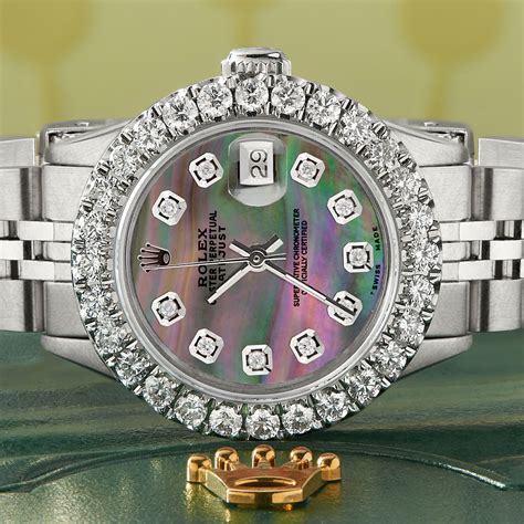 diamond bezel for rolex datejust 26mm|rolex datejust factory diamond dial.